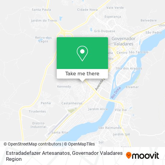 Estradadefazer Artesanatos map