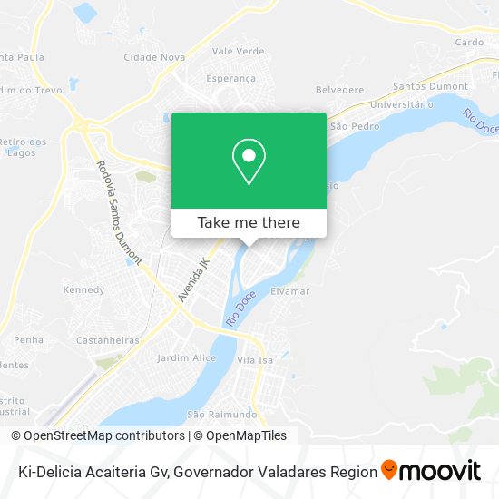 Ki-Delicia Acaiteria Gv map