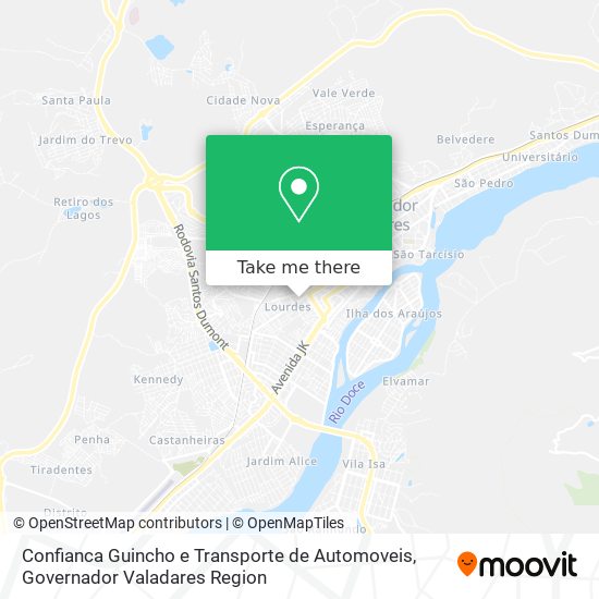 Confianca Guincho e Transporte de Automoveis map