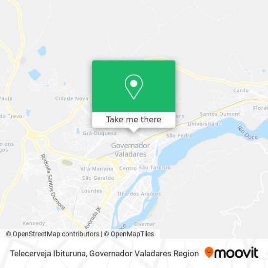 Mapa Telecerveja Ibituruna