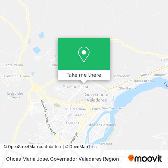 Oticas Maria Jose map