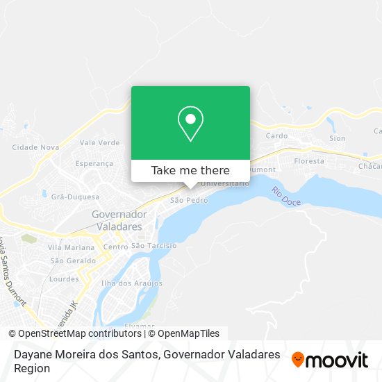Dayane Moreira dos Santos map
