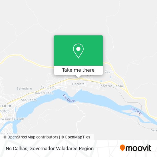 Nc Calhas map