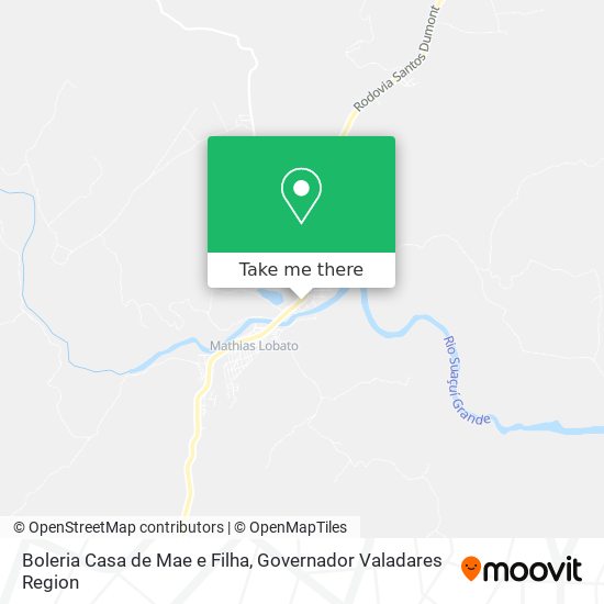 Mapa Boleria Casa de Mae e Filha