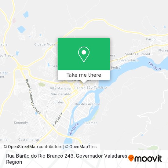 Mapa Rua Barão do Rio Branco 243