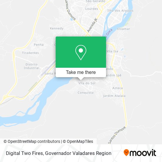 Digital Two Fires map