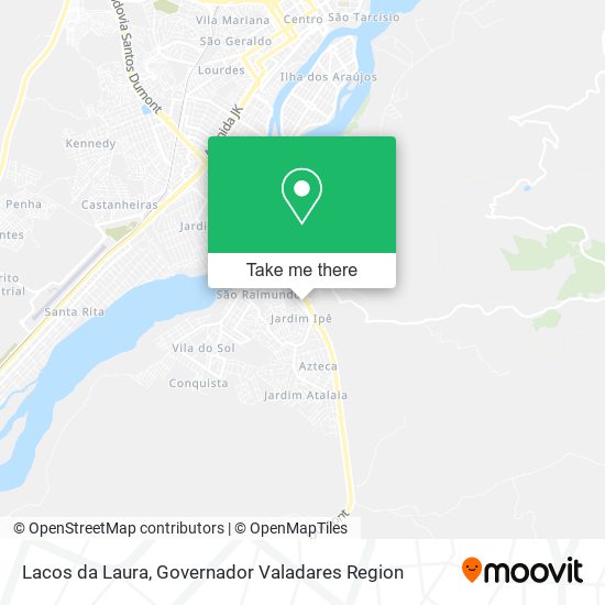 Lacos da Laura map