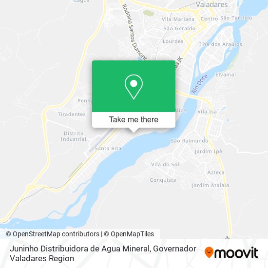 Juninho Distribuidora de Agua Mineral map