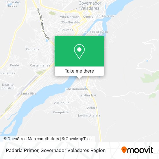 Padaria Primor map
