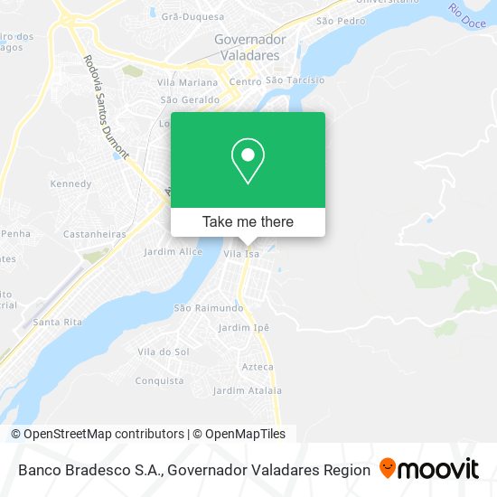 Banco Bradesco S.A. map