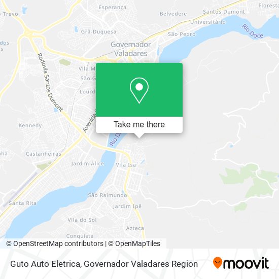 Mapa Guto Auto Eletrica