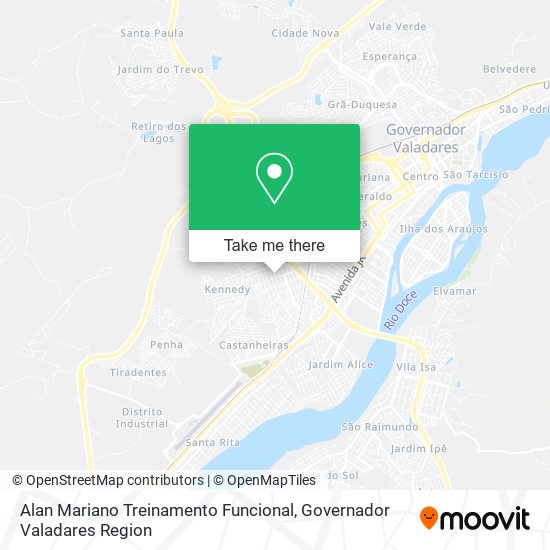 Alan Mariano Treinamento Funcional map