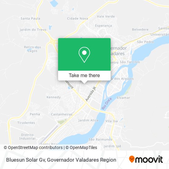 Bluesun Solar Gv map