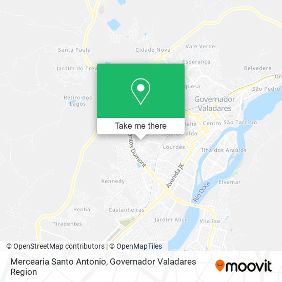 Mercearia Santo Antonio map