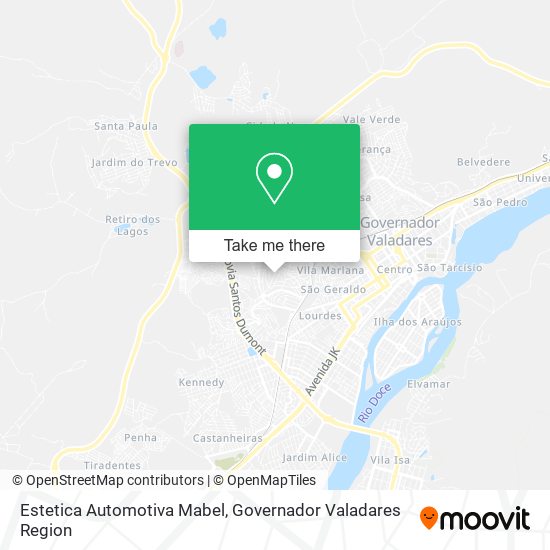 Estetica Automotiva Mabel map