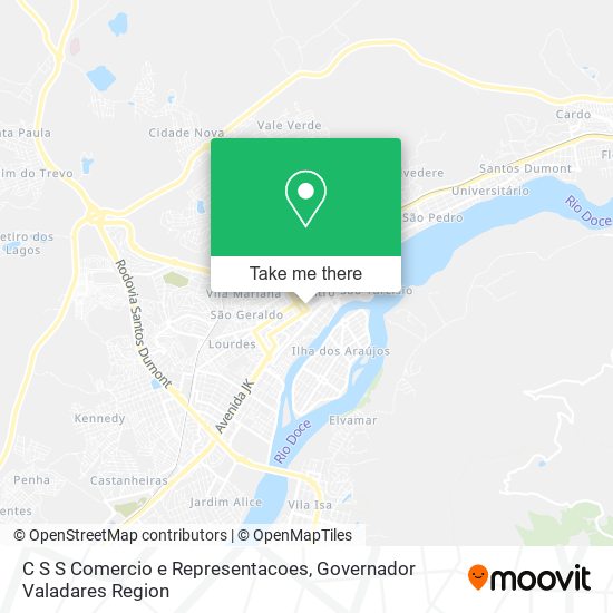 Mapa C S S Comercio e Representacoes