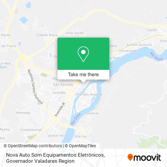 Mapa Nova Auto Som Equipamentos Eletrônicos