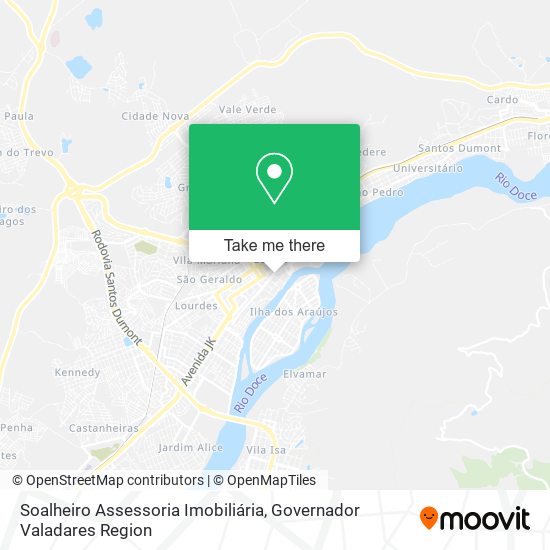 Mapa Soalheiro Assessoria Imobiliária