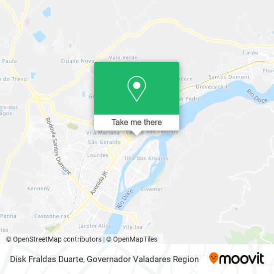 Disk Fraldas Duarte map