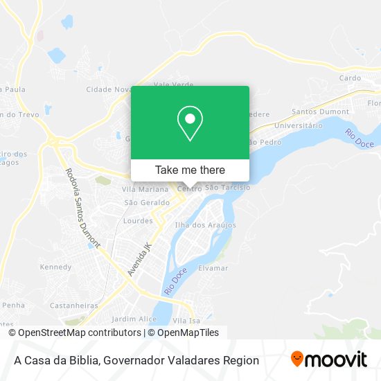 A Casa da Biblia map