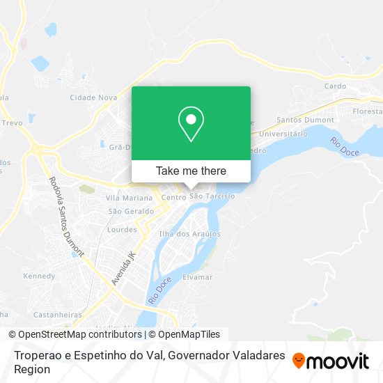 Troperao e Espetinho do Val map