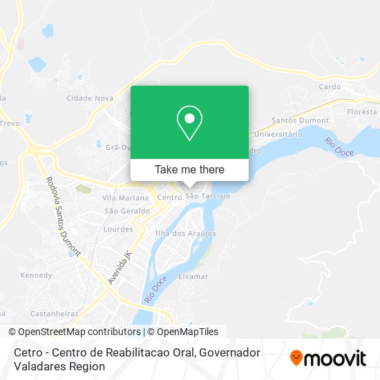 Cetro - Centro de Reabilitacao Oral map