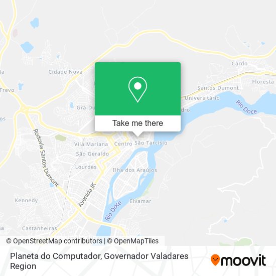 Planeta do Computador map