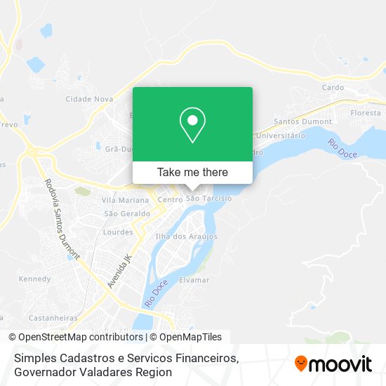 Simples Cadastros e Servicos Financeiros map