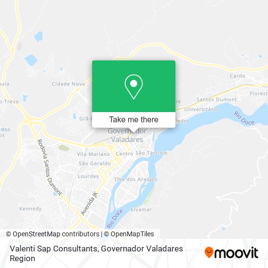 Valenti Sap Consultants map