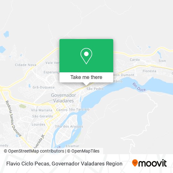 Flavio Ciclo Pecas map