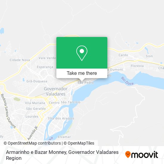 Mapa Armarinho e Bazar Monney