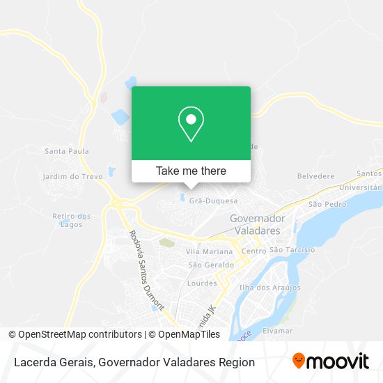 Lacerda Gerais map