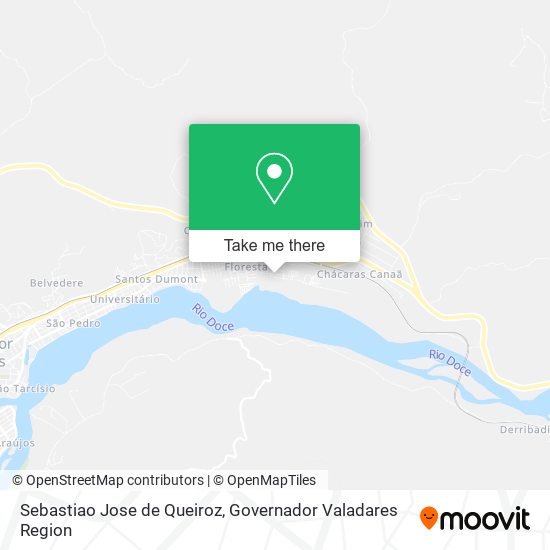 Mapa Sebastiao Jose de Queiroz