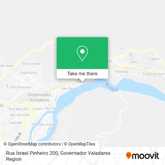 Rua Israel Pinheiro 200 map