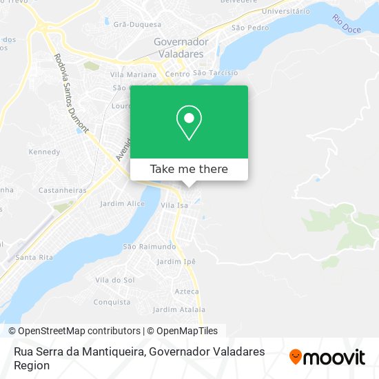 Rua Serra da Mantiqueira map