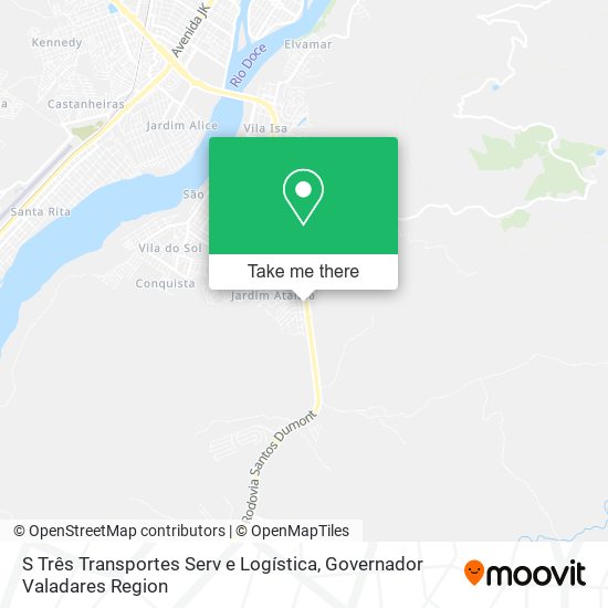 S Três Transportes Serv e Logística map