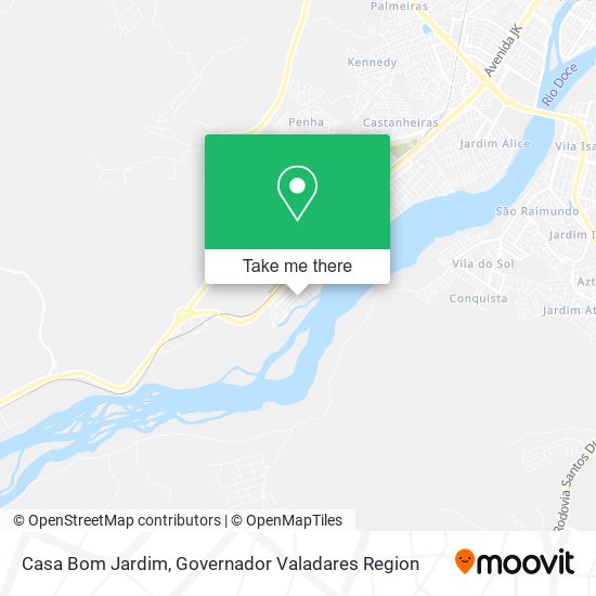 Casa Bom Jardim map