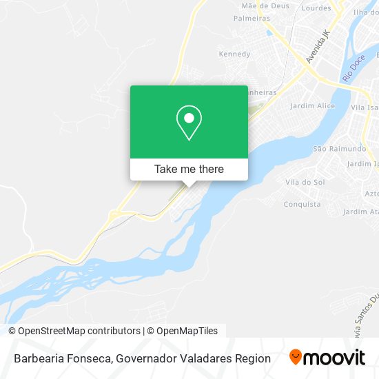 Mapa Barbearia Fonseca