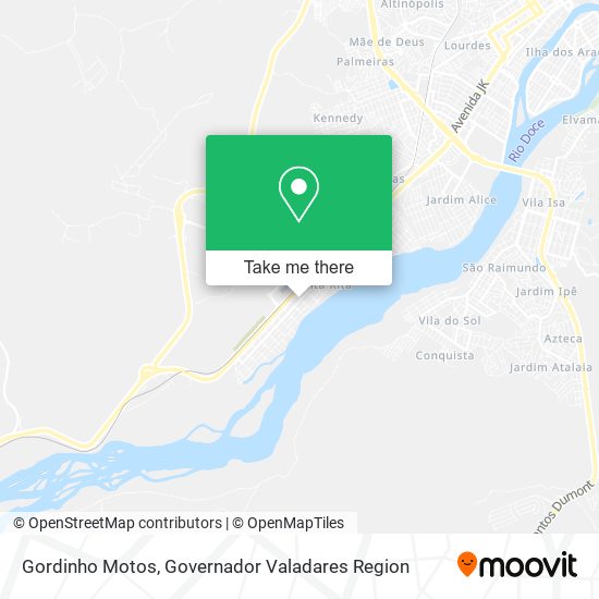 Gordinho Motos map