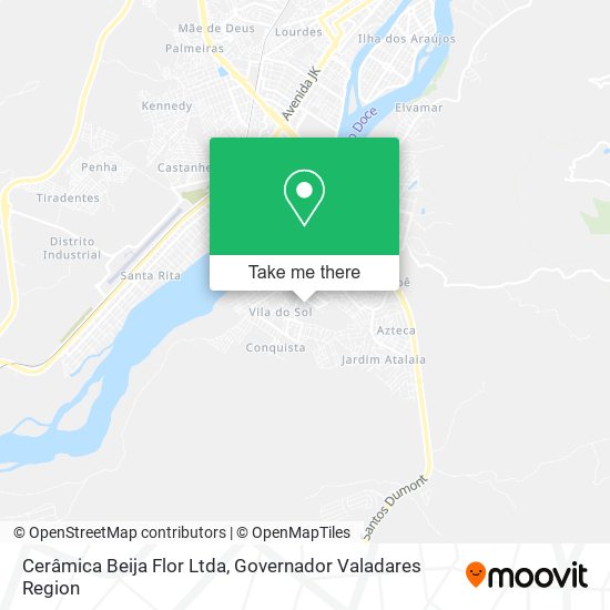 Cerâmica Beija Flor Ltda map