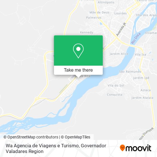 Mapa Wa Agencia de Viagens e Turismo