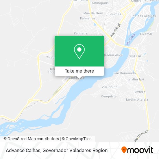 Advance Calhas map