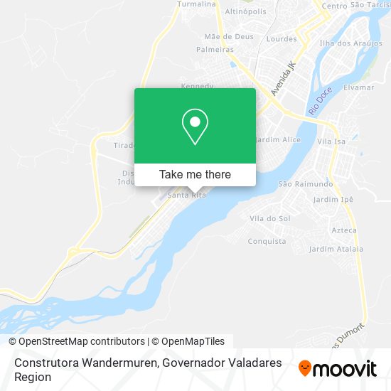 Construtora Wandermuren map