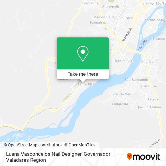 Mapa Luana Vasconcelos Nail Designer