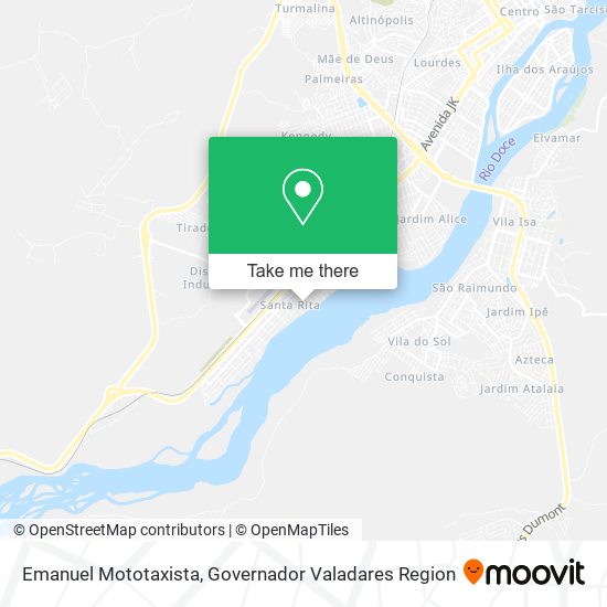 Mapa Emanuel Mototaxista