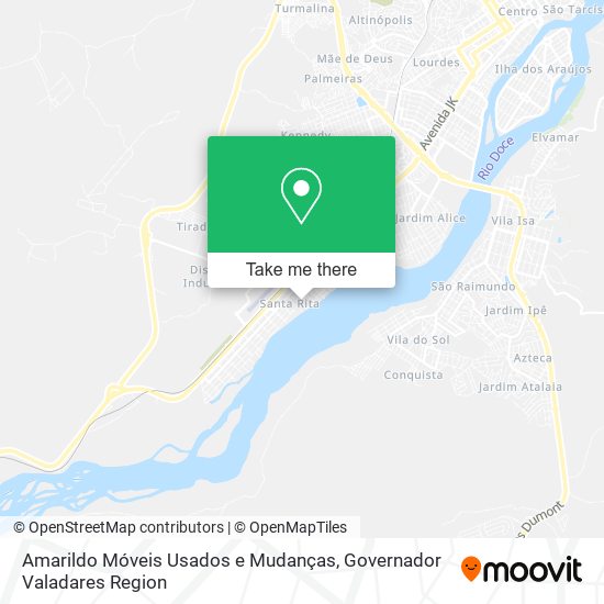 Amarildo Móveis Usados e Mudanças map