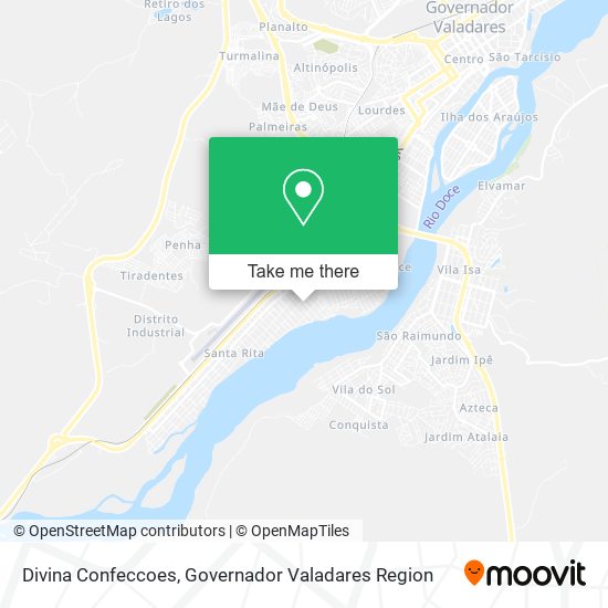 Divina Confeccoes map