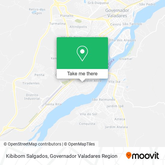Kibibom Salgados map