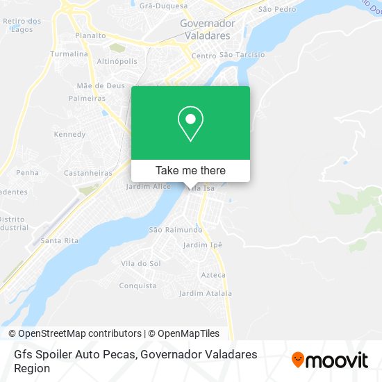 Gfs Spoiler Auto Pecas map