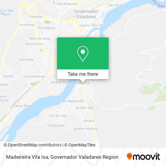 Mapa Madeireira Vila Isa